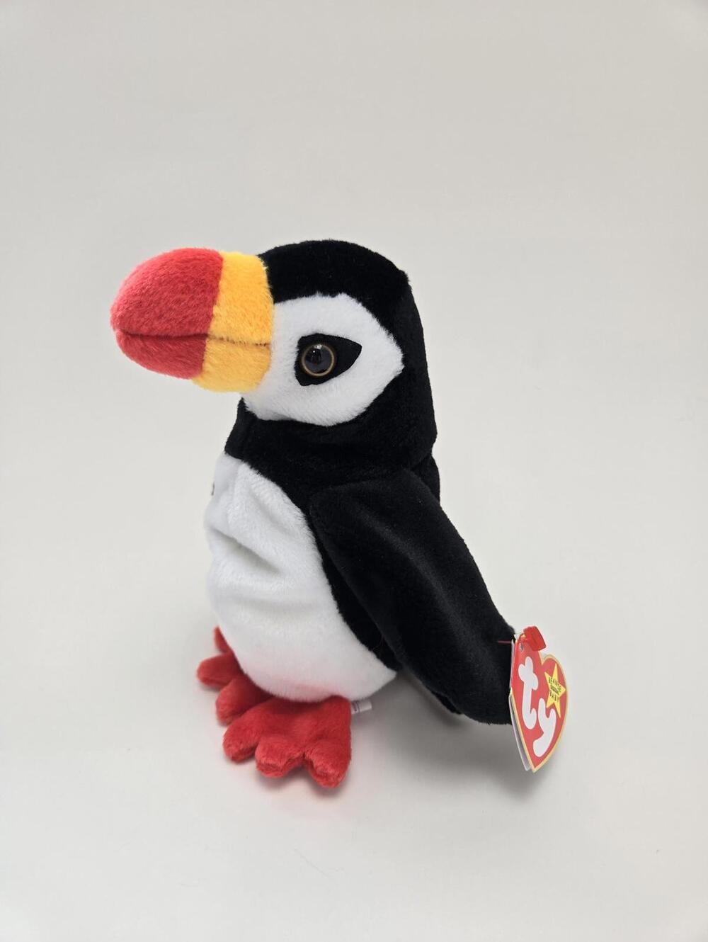 Ty Beanie Baby “Puffer” the Puffin Made in Indonesia with Canadian Tush (6 inch)